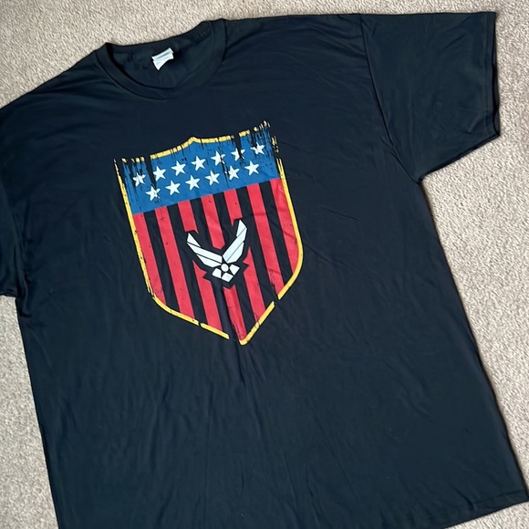 Fruit of the Loom Air Force T-Shirt - Picture 5 of 6